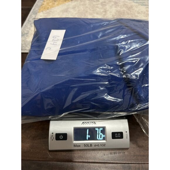 Vintage Le Suit II Double Breasted Blazer Jacket Blue Sz 18 Black Trim Formal - Picture 10 of 10